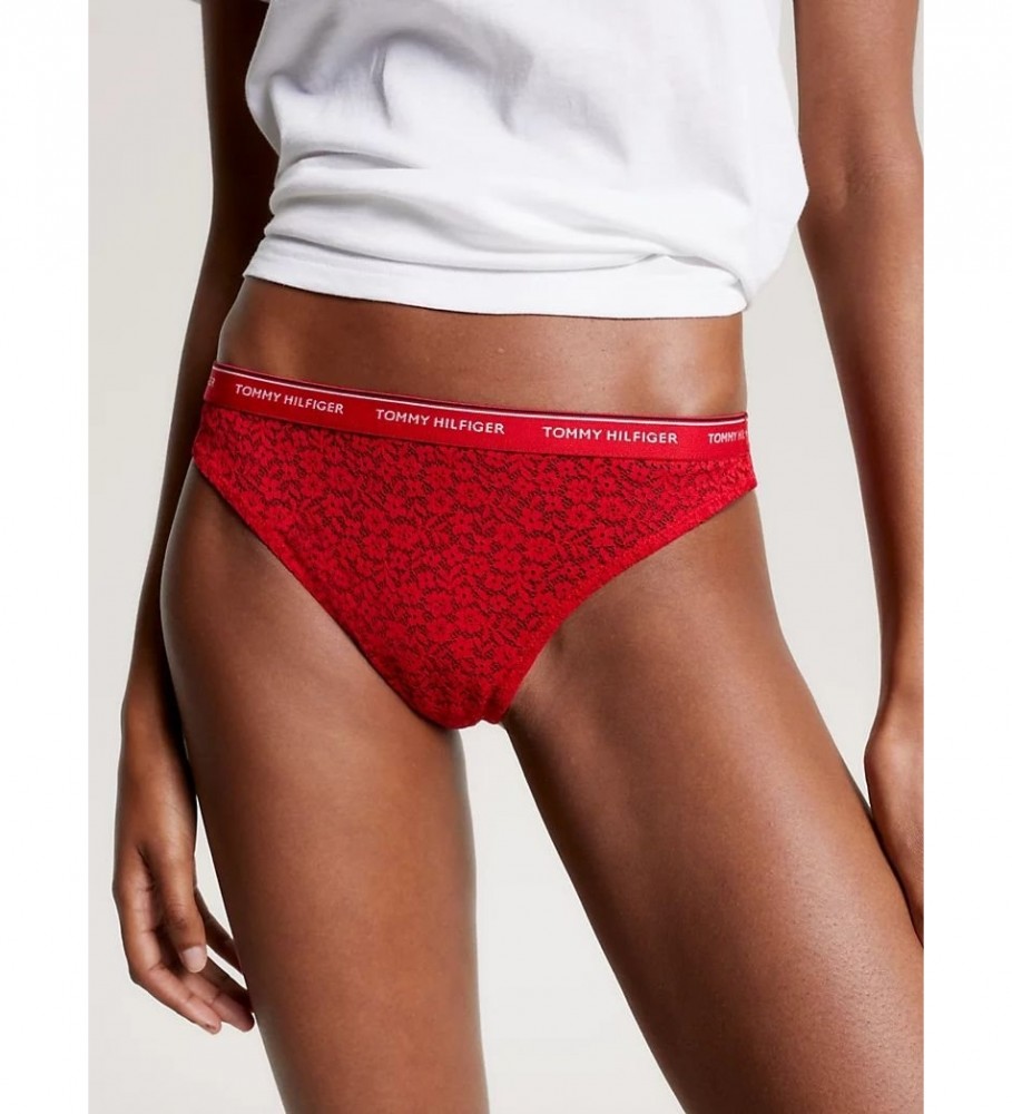 Pacote com 5 tangas Tommy Hilfiger Premium Essential multicoloridas