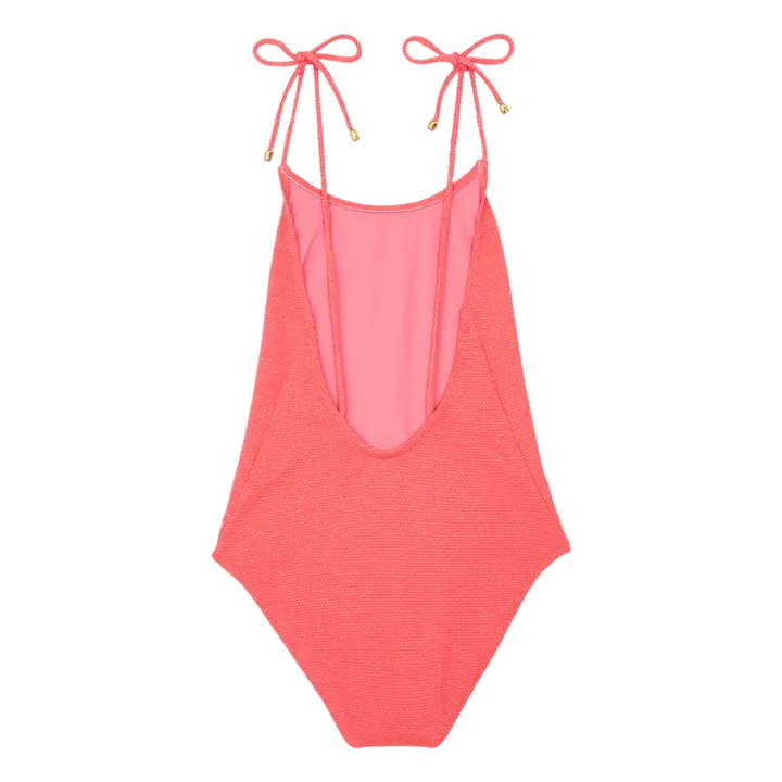 Lison Paris Maillot de Bain 1 pièce Lurex | Corail