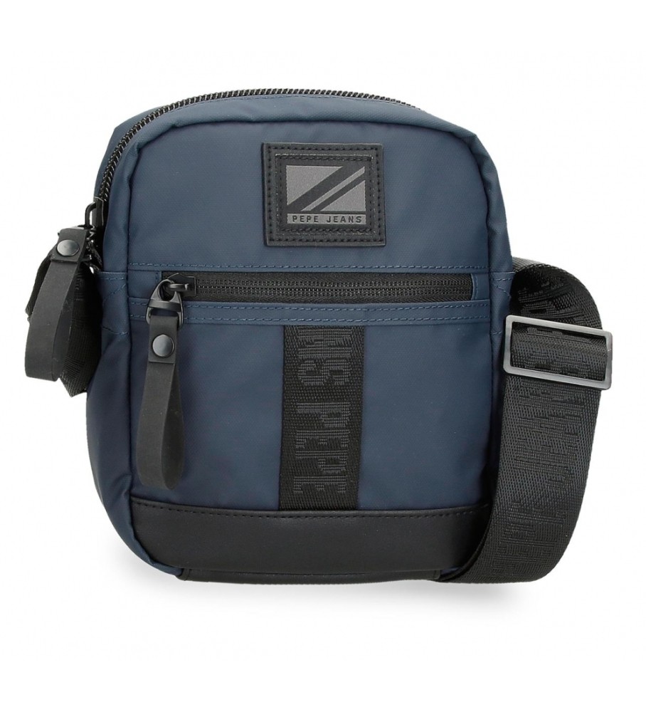 Bolsa de ombro pequena Pepe Jeans Hoxton em azul marinho