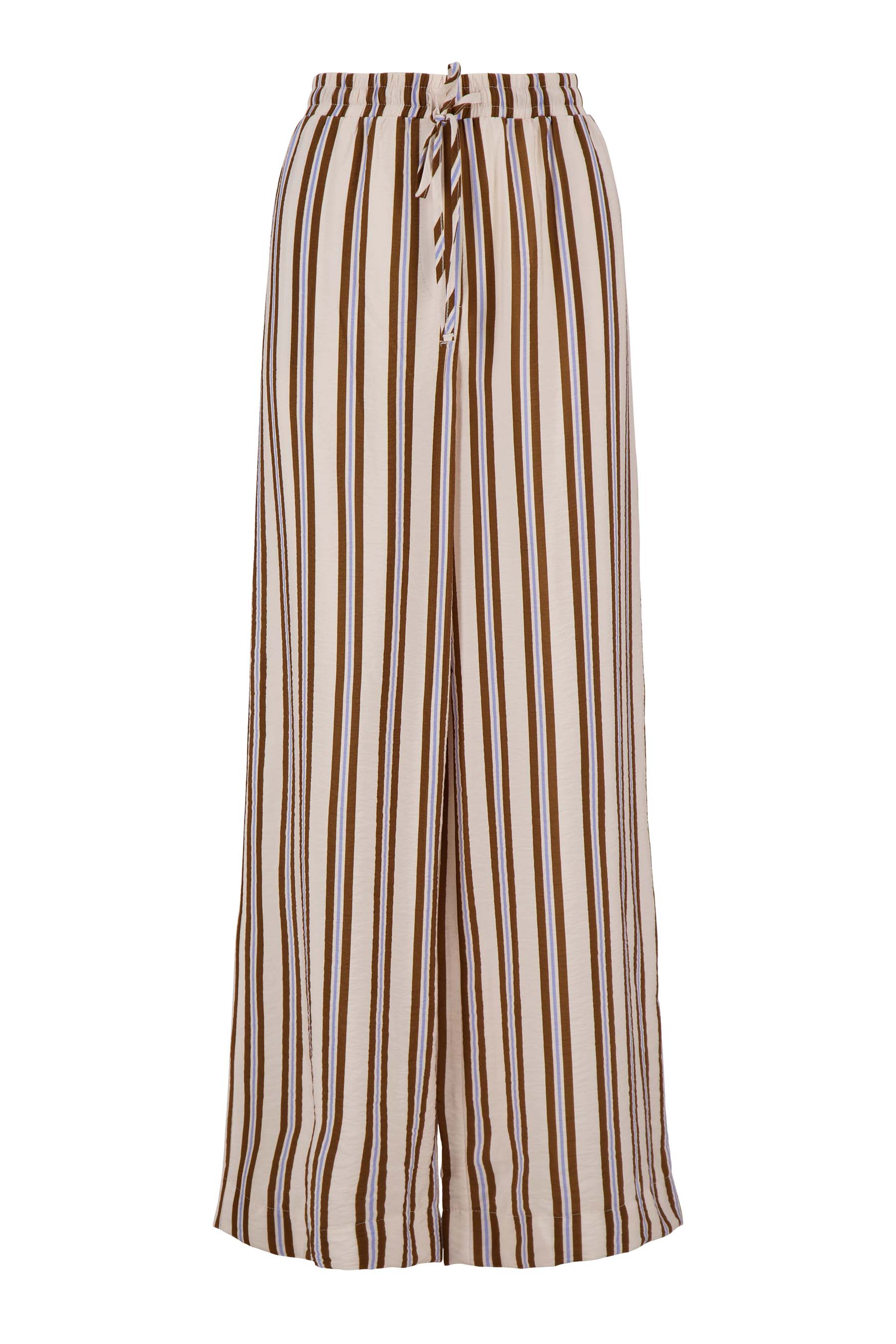 wijde broek met strepen