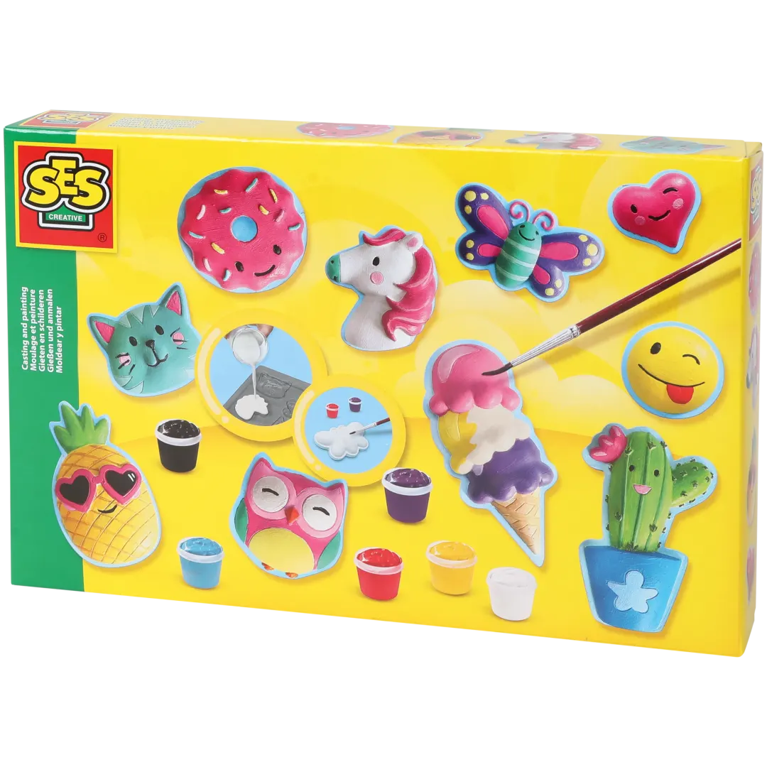 Kit créatif figurine en plâtre SES