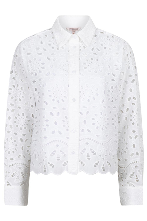 EsQualo witte dames blouse