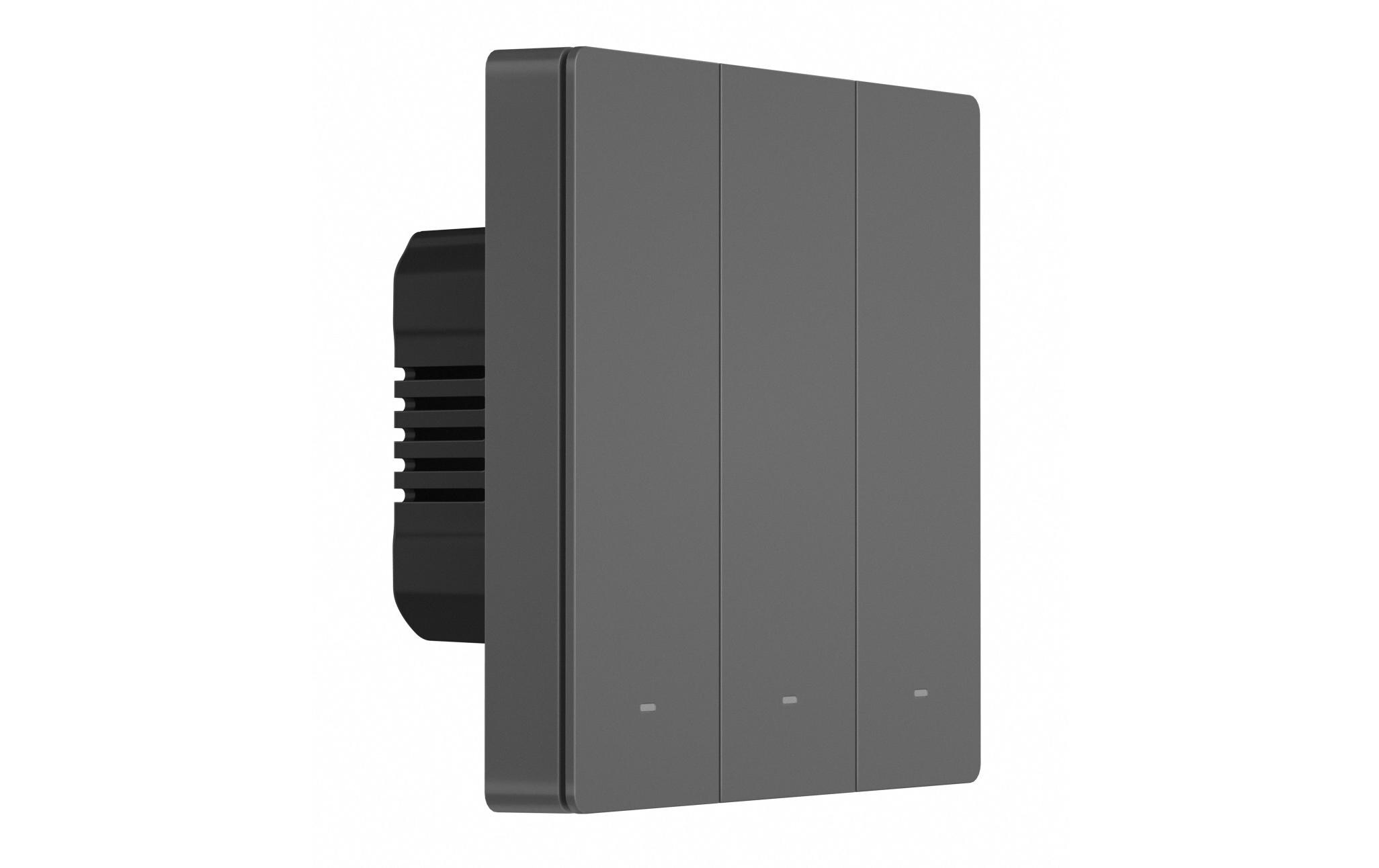 WiFi-Lichtschalter M5-3C-86, 3-fach, 230 V, 6AIntelligenter 3-Kanal Wandschalter für die lokale Steuerung
