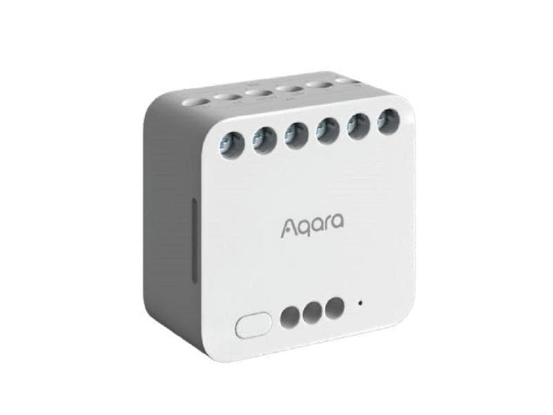Aqara Dual Relay Module T2 Weiss, 100-250 V, 10A 50/60 Hz Zigbee 3.0 Doppelkanal-On/Off-Modul