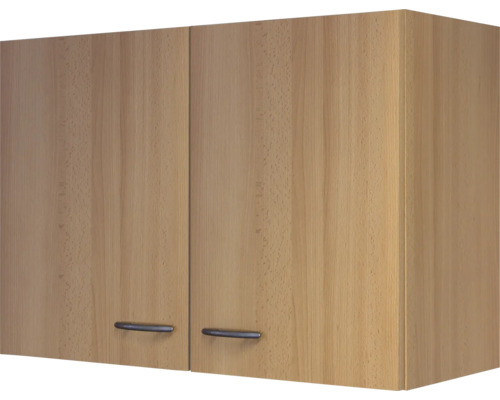 Flex Well Nano wandkast BxDxH 80 x 32 x 55 cm, beuken mat, gedemonteerd, scharnier links/rechts