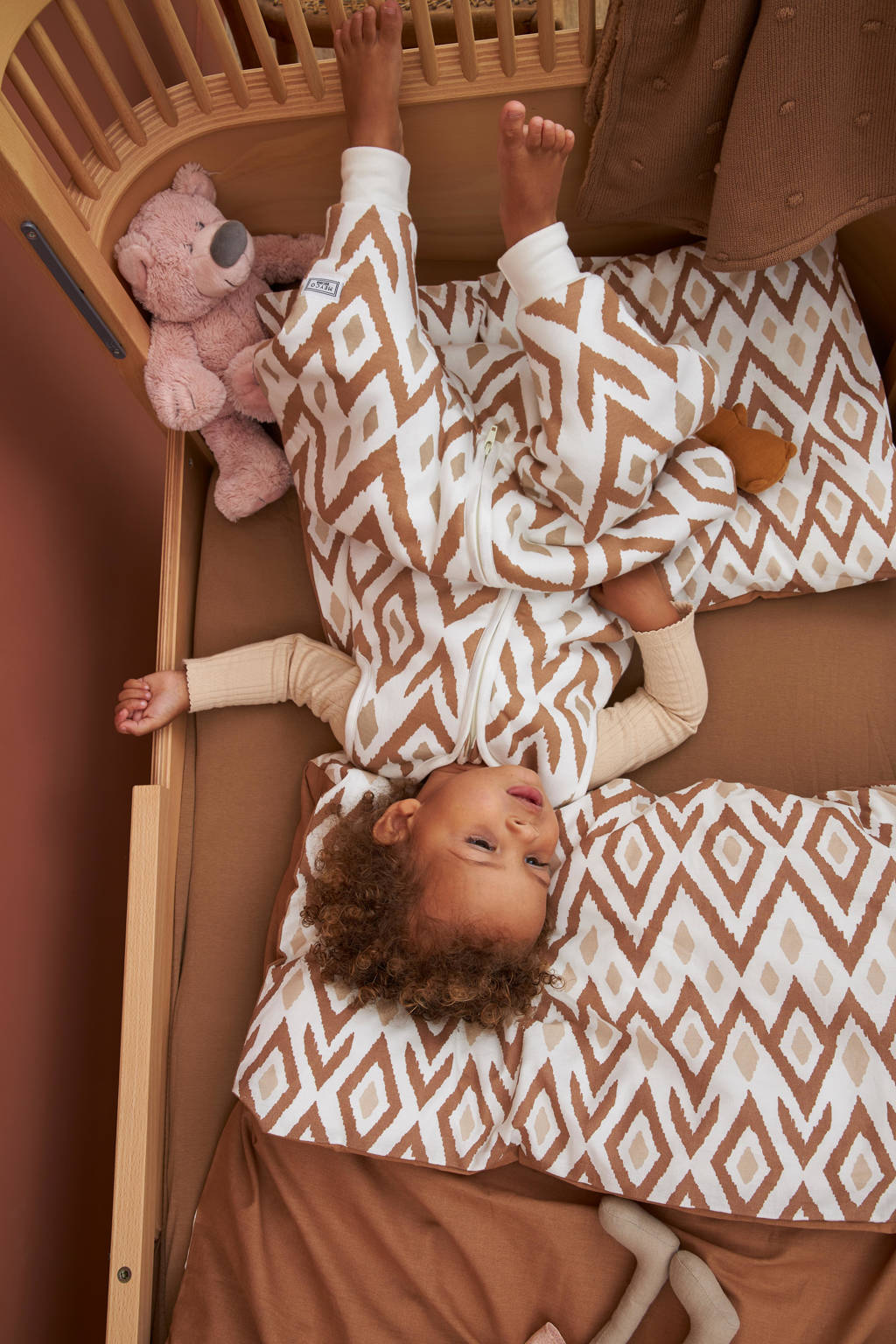 babyslaapzak jumper Ikat Sand