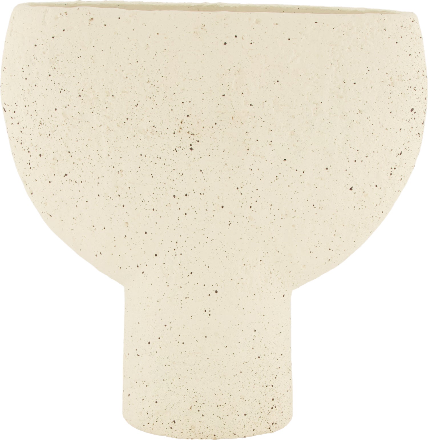 Dijk Natural Collections vaas op voet Paolo wit 25 x 7,5 x 25,5 cm