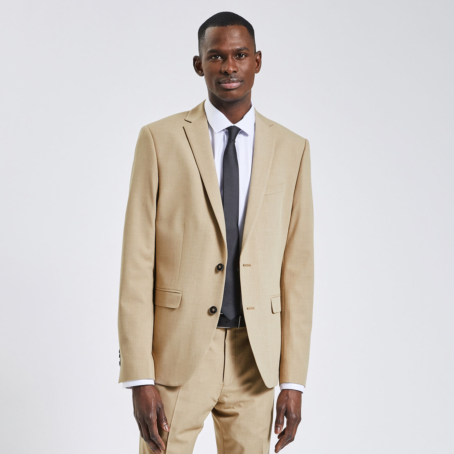 Veste de costume extra-slim bistretch Camel