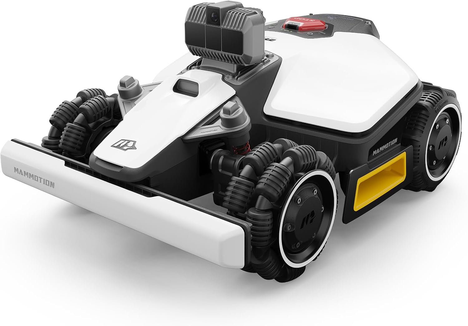 MAMMOTION LUBA mini AWD LiDAR Mähroboter ohne Begrenzungskabel Mit 3D LiDAR + Vision, Ohne RTK-Antenne, Automatische Kartierung, empf. für 1.500 m², 4G-Modul, bis zu 80% Steigung