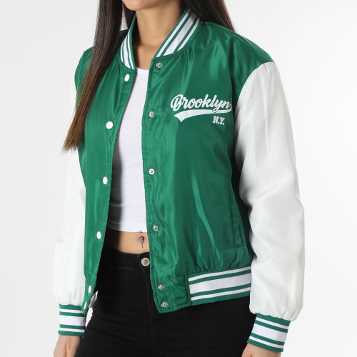 Veste Teddy Femme New Coleen Vert