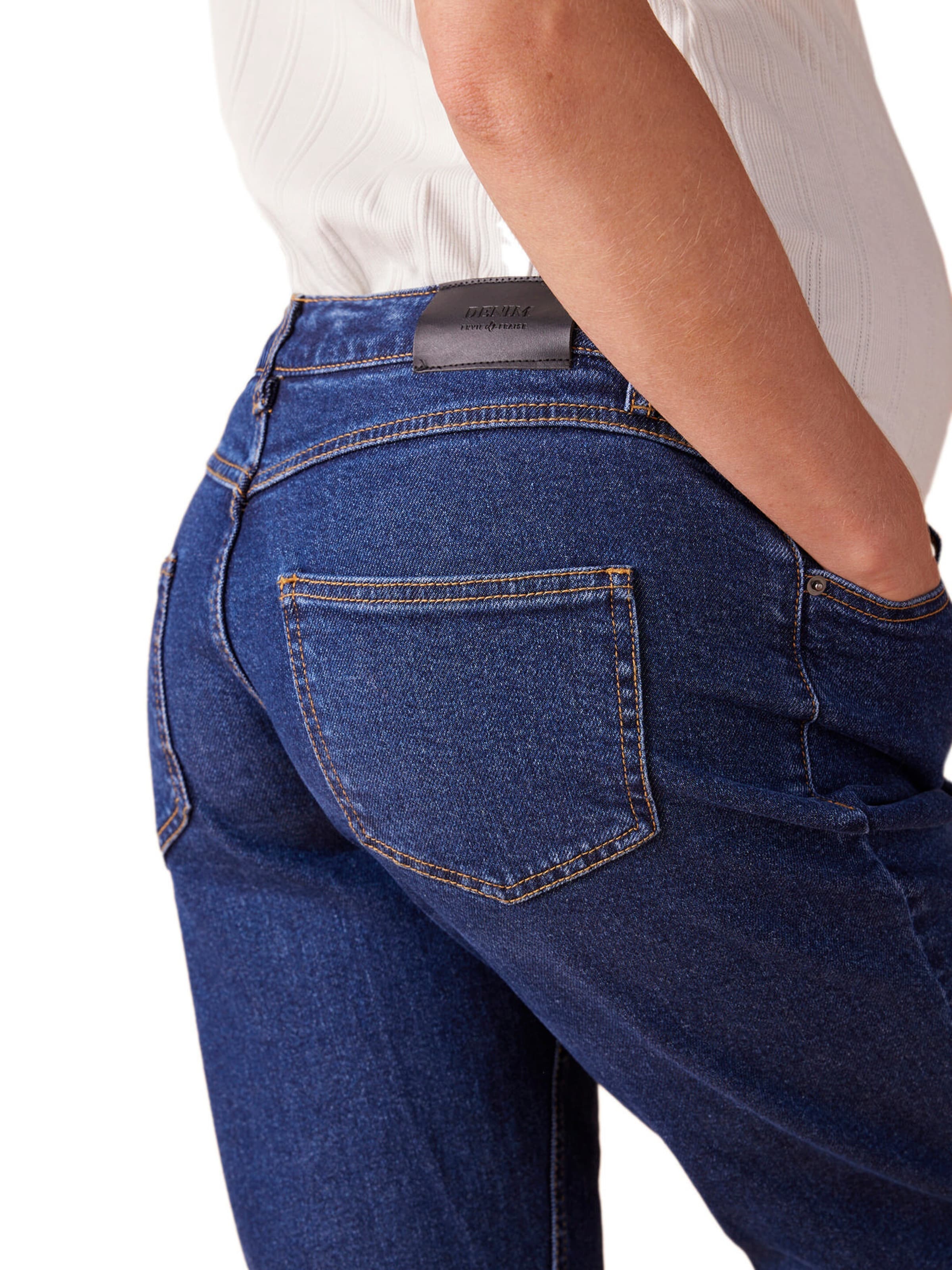 Envie de Fraise Mom-Jeans für die Schwangerschaft mit abnehmbarem Einsatz, waterless dunkel blau