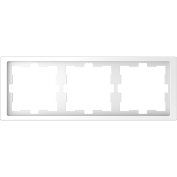 Schneider Merten D-Life afdekraam 3-voudig wit