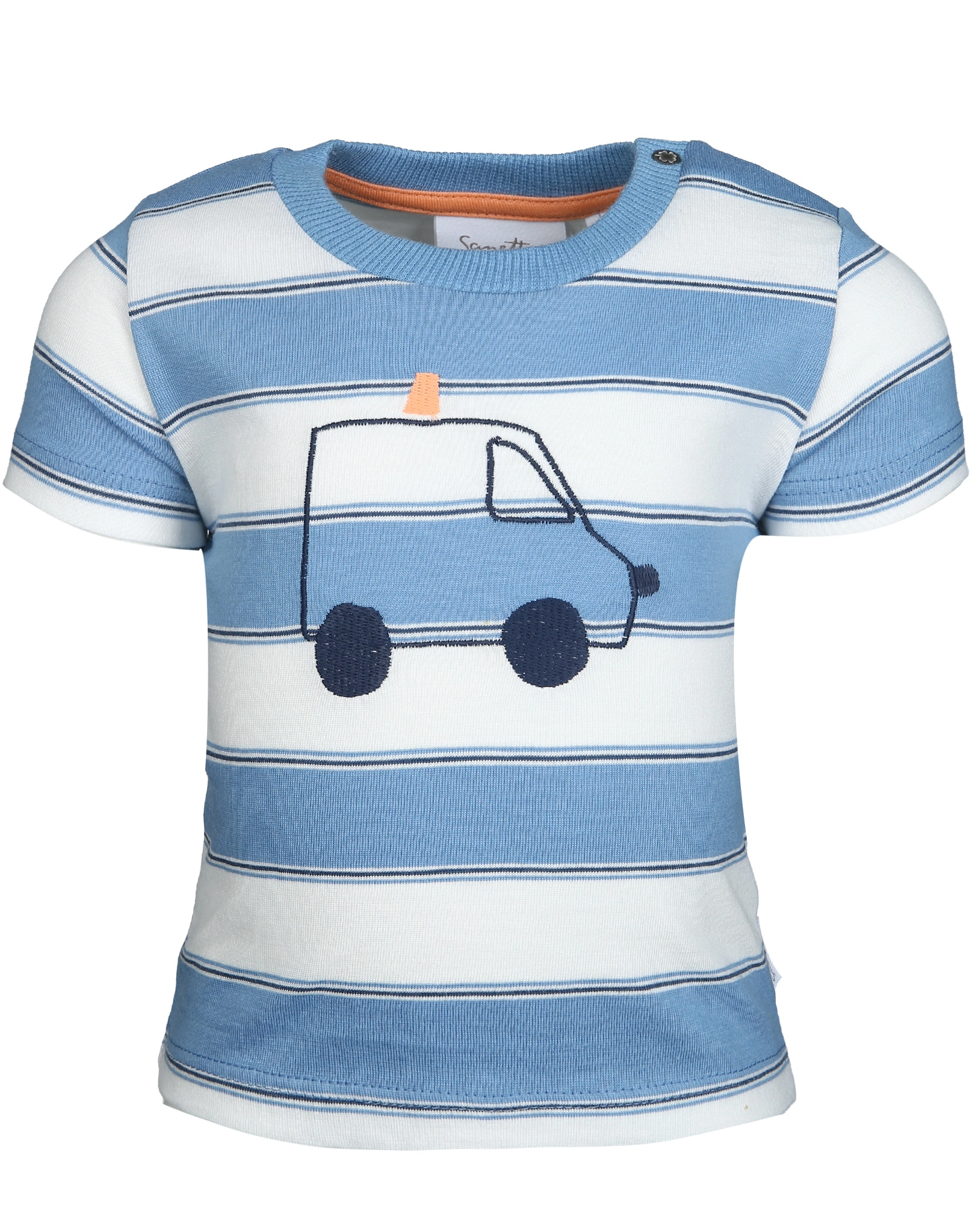 T-Shirt POLICE STRIPED in cloud blue