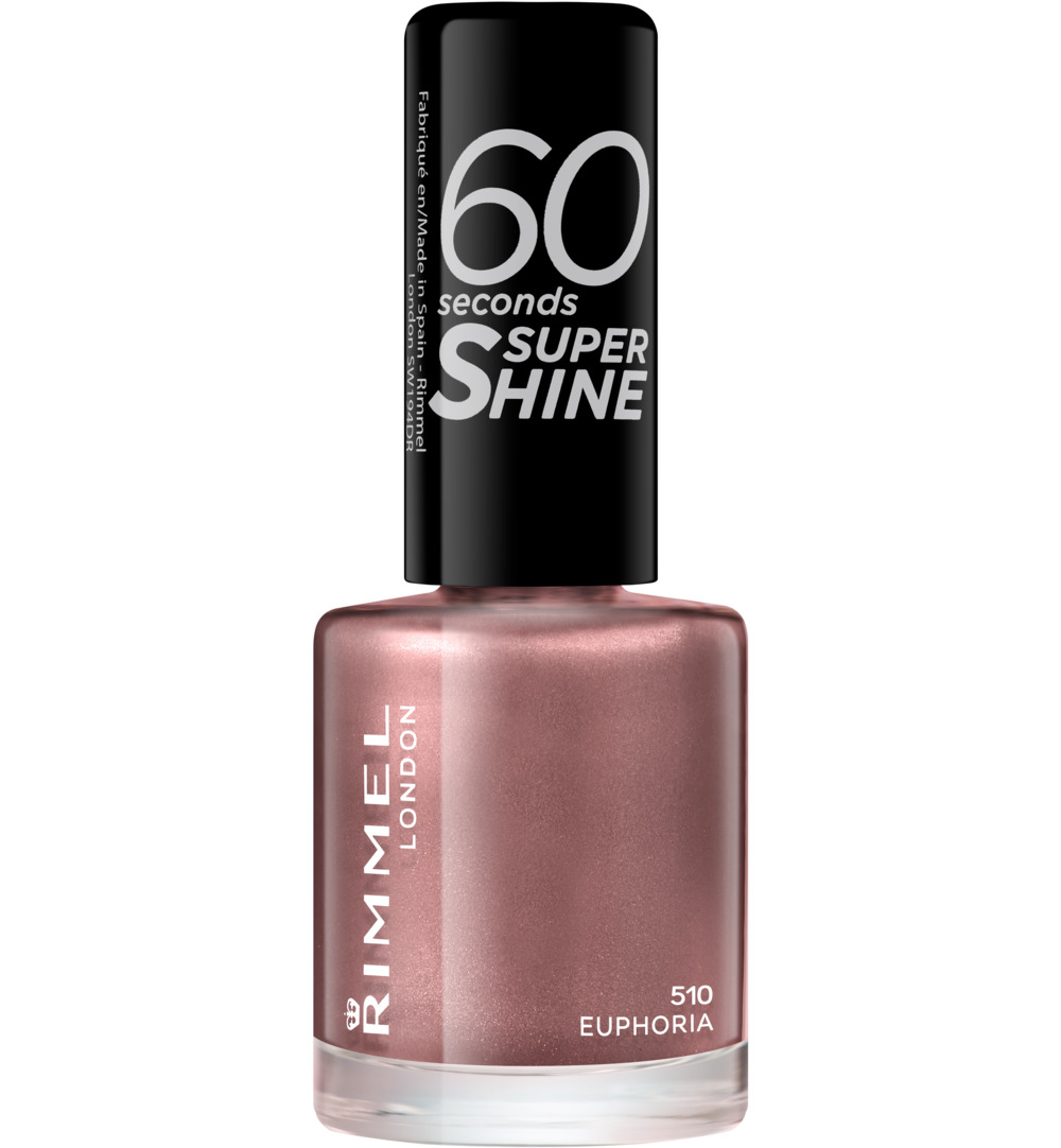 Rimmel London 60sec Supershine nagellak : 510 – Euphoria (1 stuk)