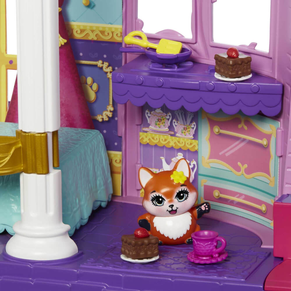 Mattel GYJ17 Enchantimals Royals Ballzauber Schloss mit Felicity Fox & Flick
