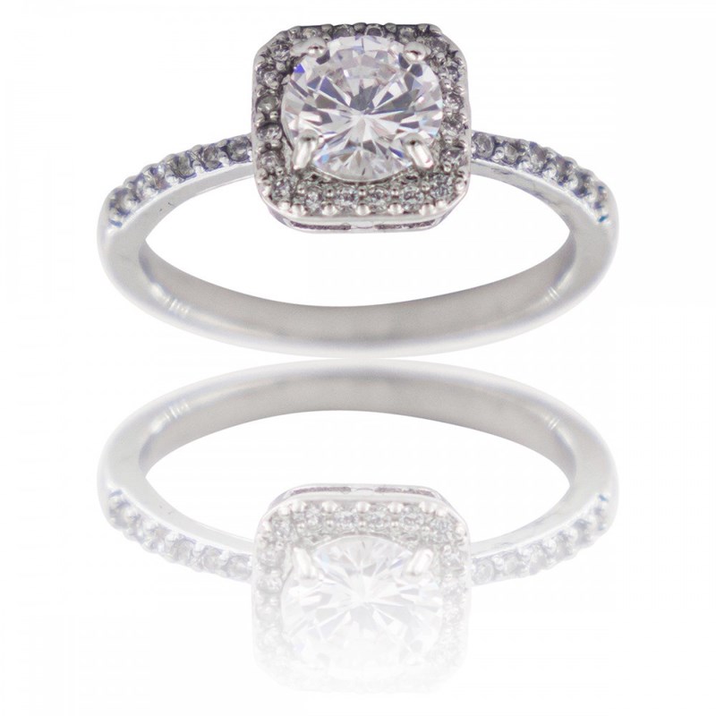 Bague Femme Rhodium LUCIDA