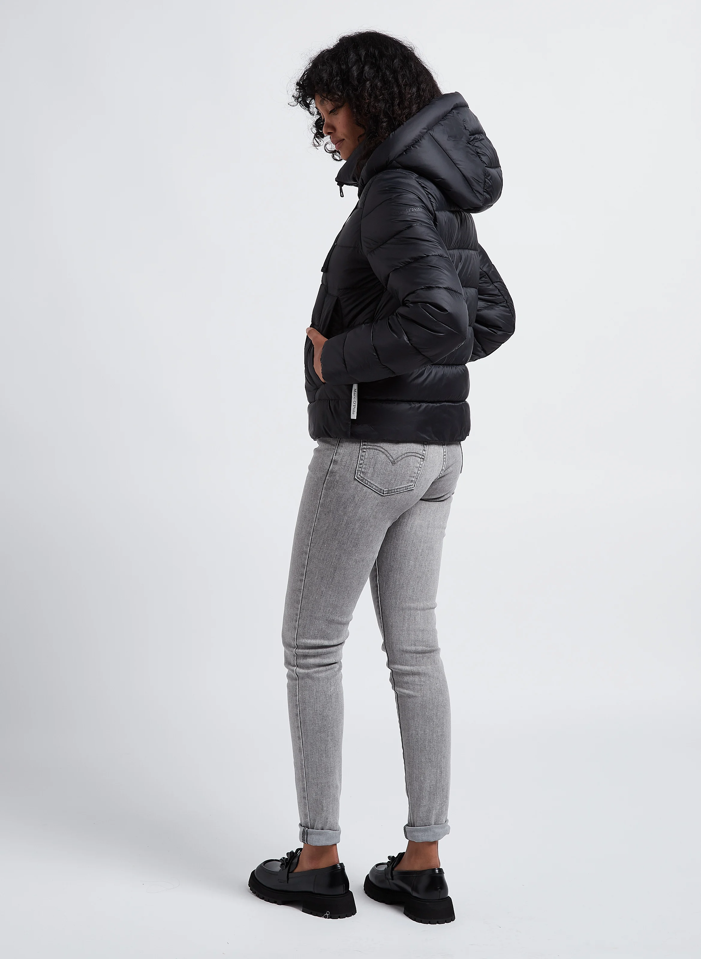 721 HIGH RISE SKINNY - Jean skinny en coton mélangé| Gris