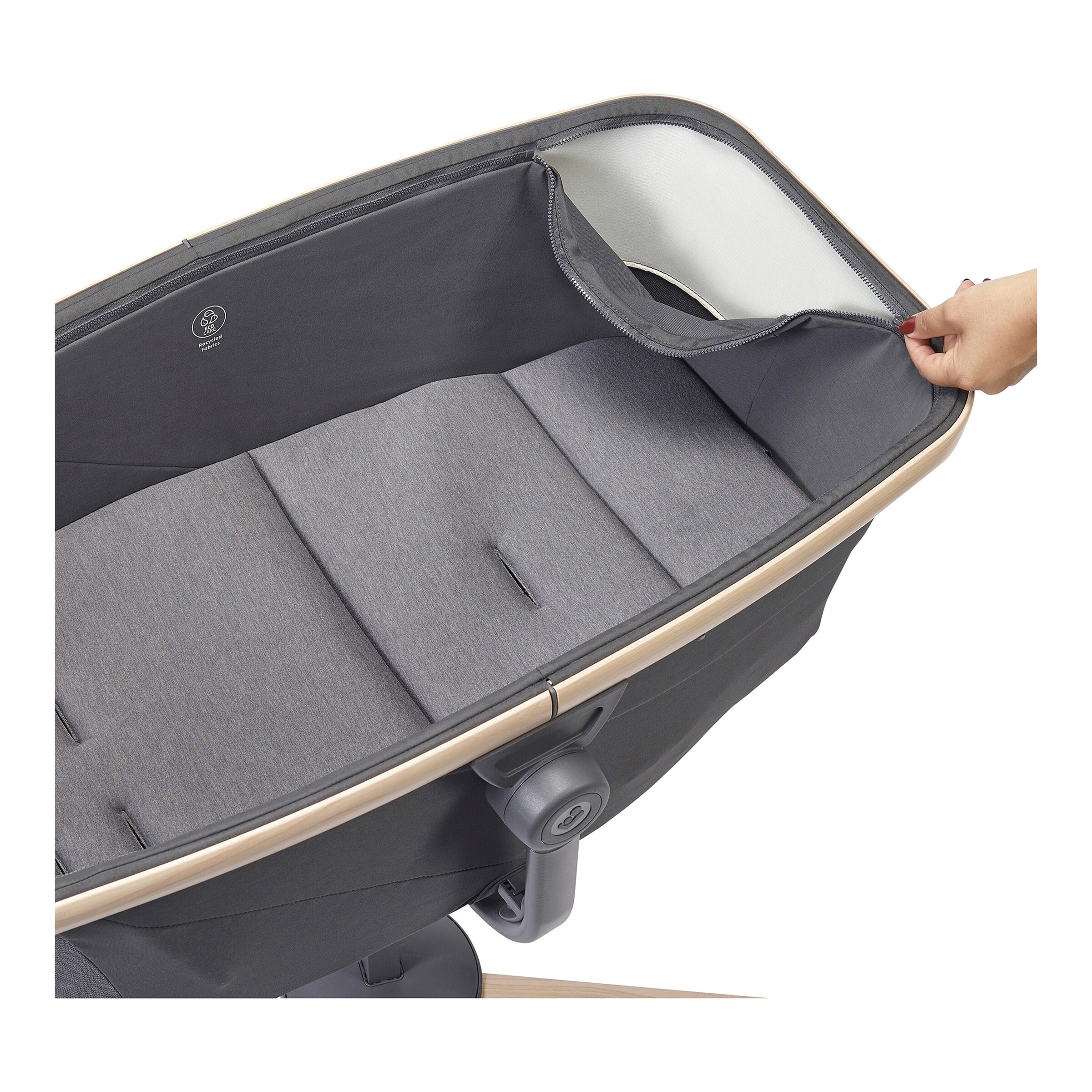 Maxi-Cosi Stubenwagen, Hochstuhl und Liegesessel Alba Beyond Graphite