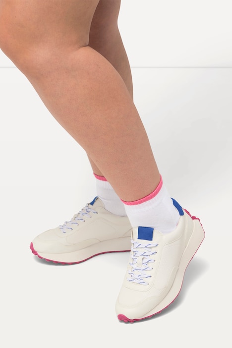 Kurzschaftsocken, 2er-Pack, Farbakzente