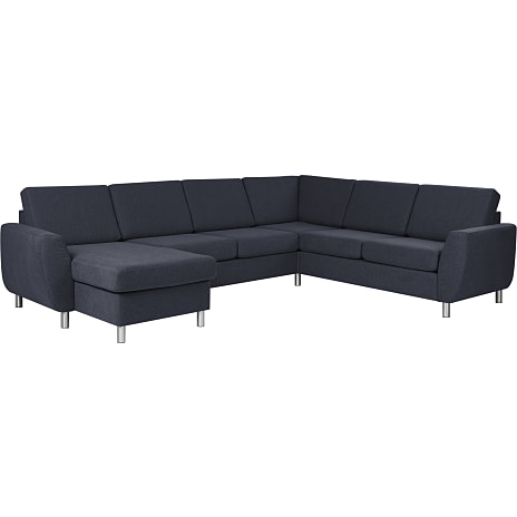 Madrid Nordic vendbar hjørnesofa med chaiselong - navy