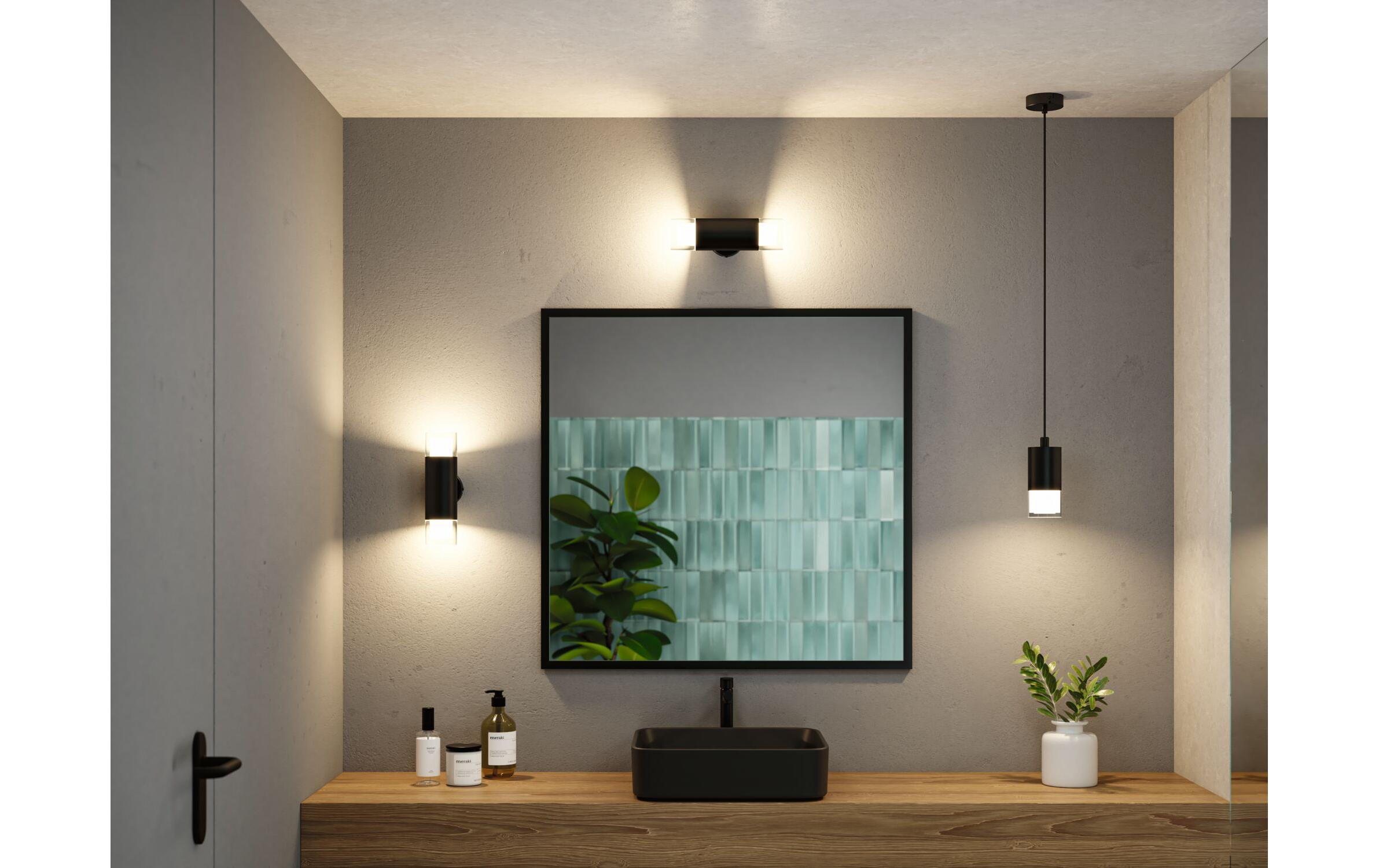Badezimmerleuchte Wand-/Deckenleuchte Kame 2x 4WElegante Wand-/Deckenleuchte