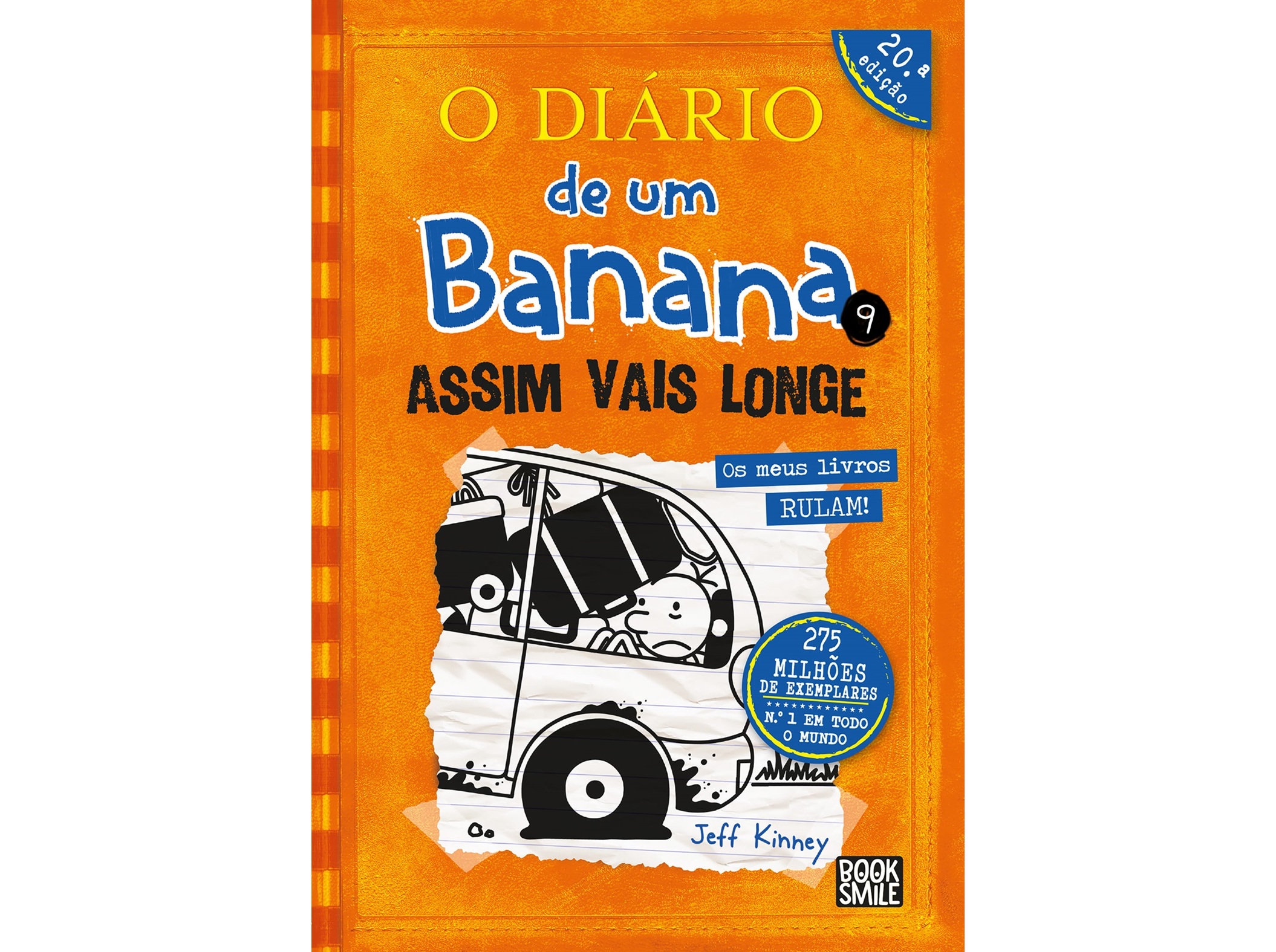 LIVRO O DIÁRIO DE UM BANANA 9 ASSIM VAIS LONGE - JEFF KINNEY