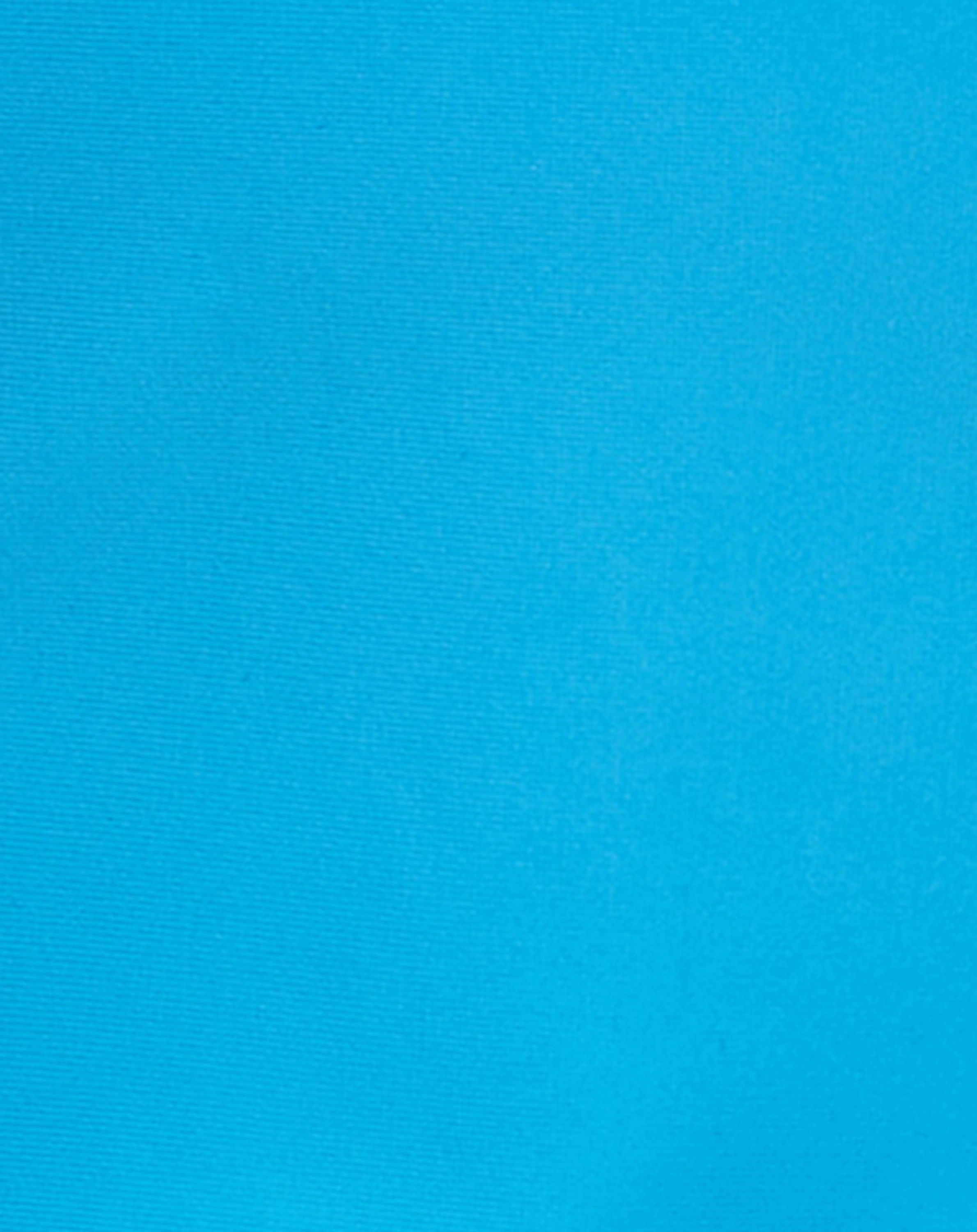 Badeshirt FUNNY CRAB in cyan blue