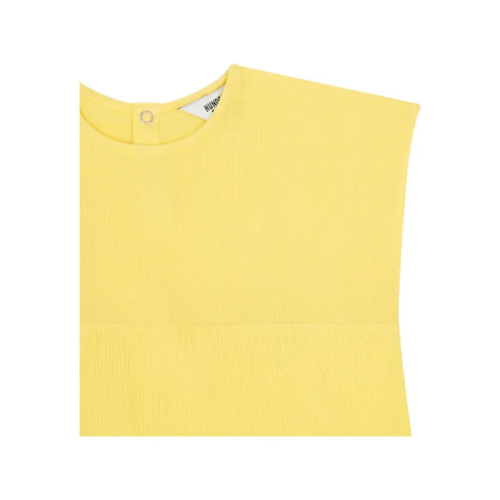 Hundred Pieces Top en Gaze Coton Bio | Jaune pâle