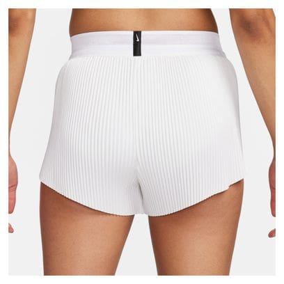 Short splité Femme Nike Dri-Fit ADV Aeroswift 3in Blanc