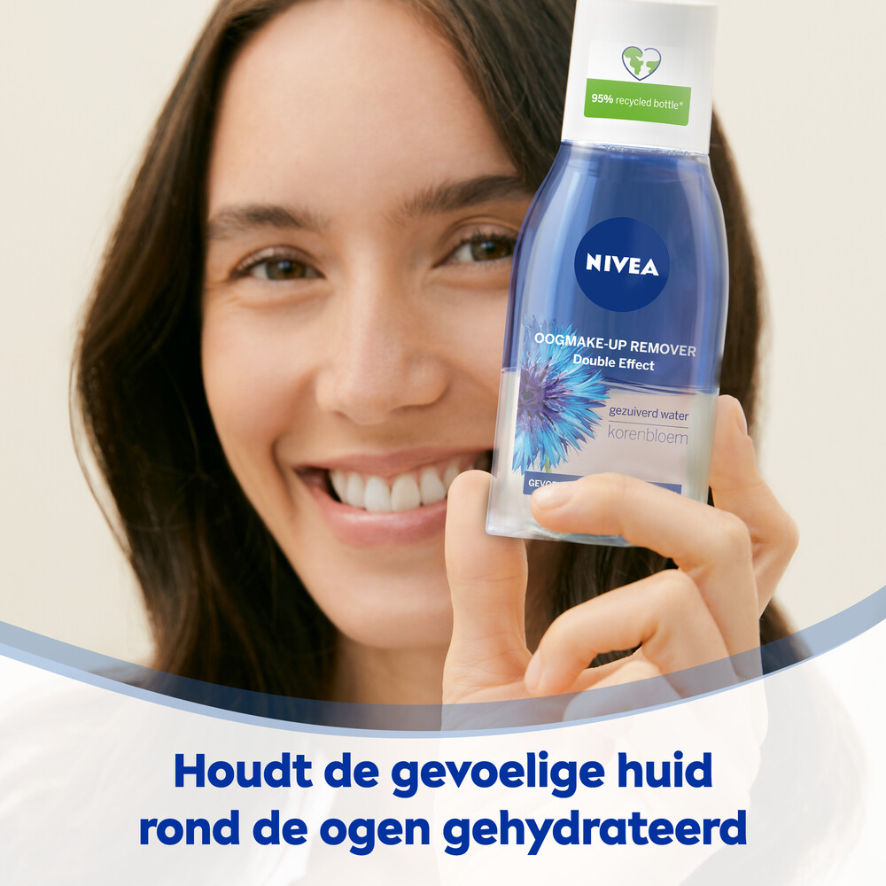 Nivea Oogmake-Up Remover Double Effect Waterproof125 ml