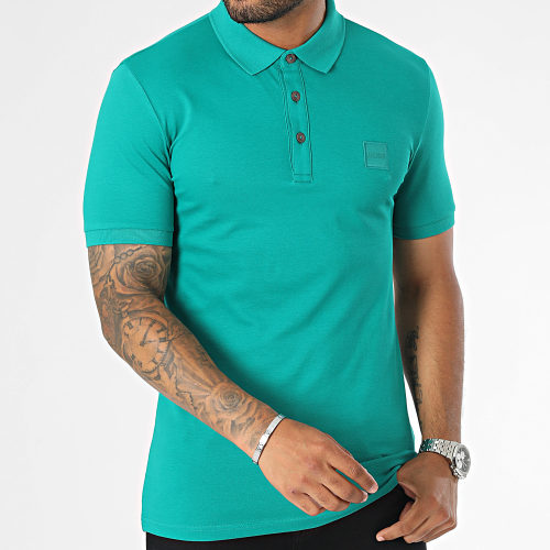 Polo Manches Courtes Slim Passenger 50472668 Vert