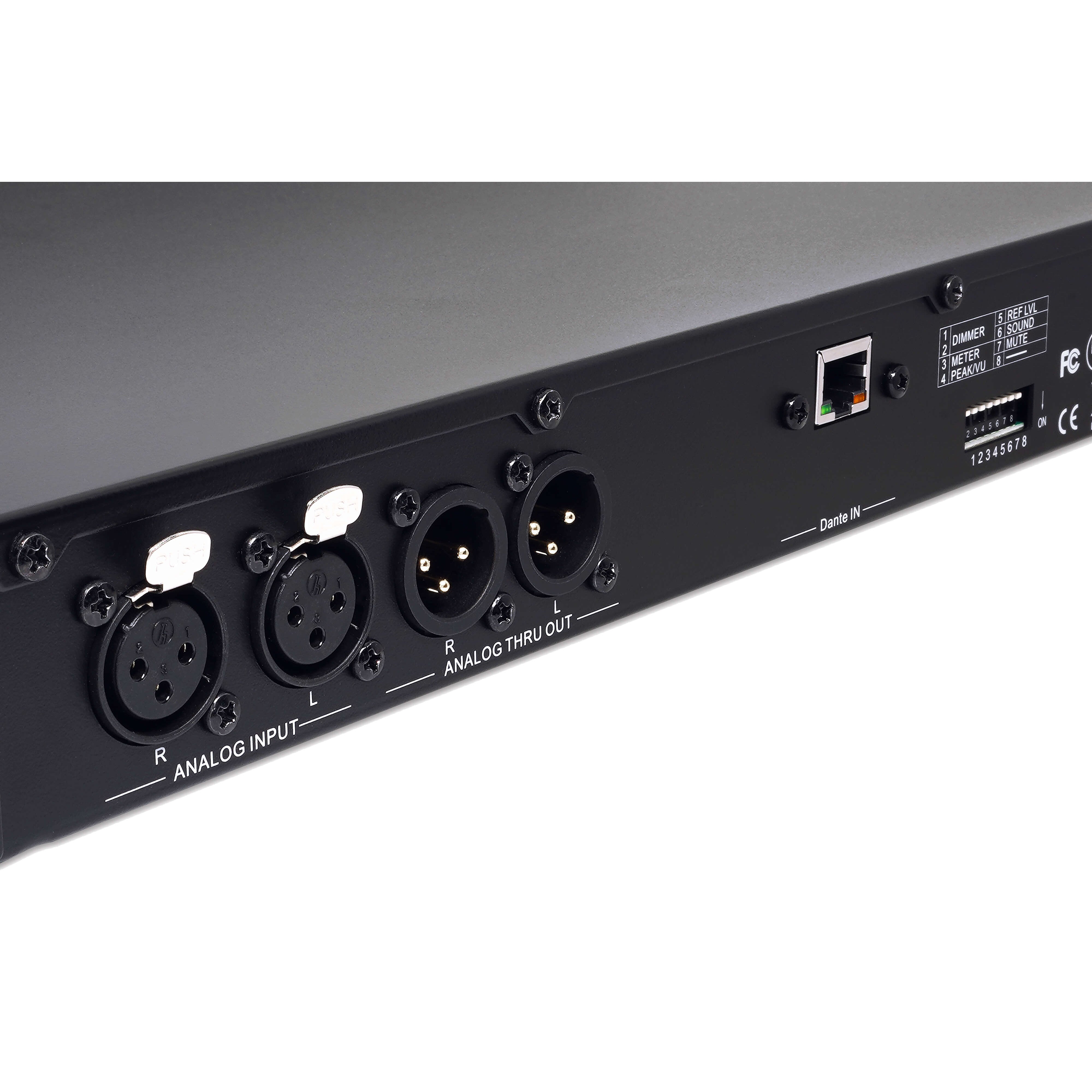 Fostex RM-3DT stereo rack monitor met Dante-input