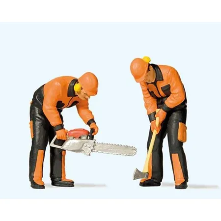 Preiser 44914 Moderne Waldarbeiter (3)