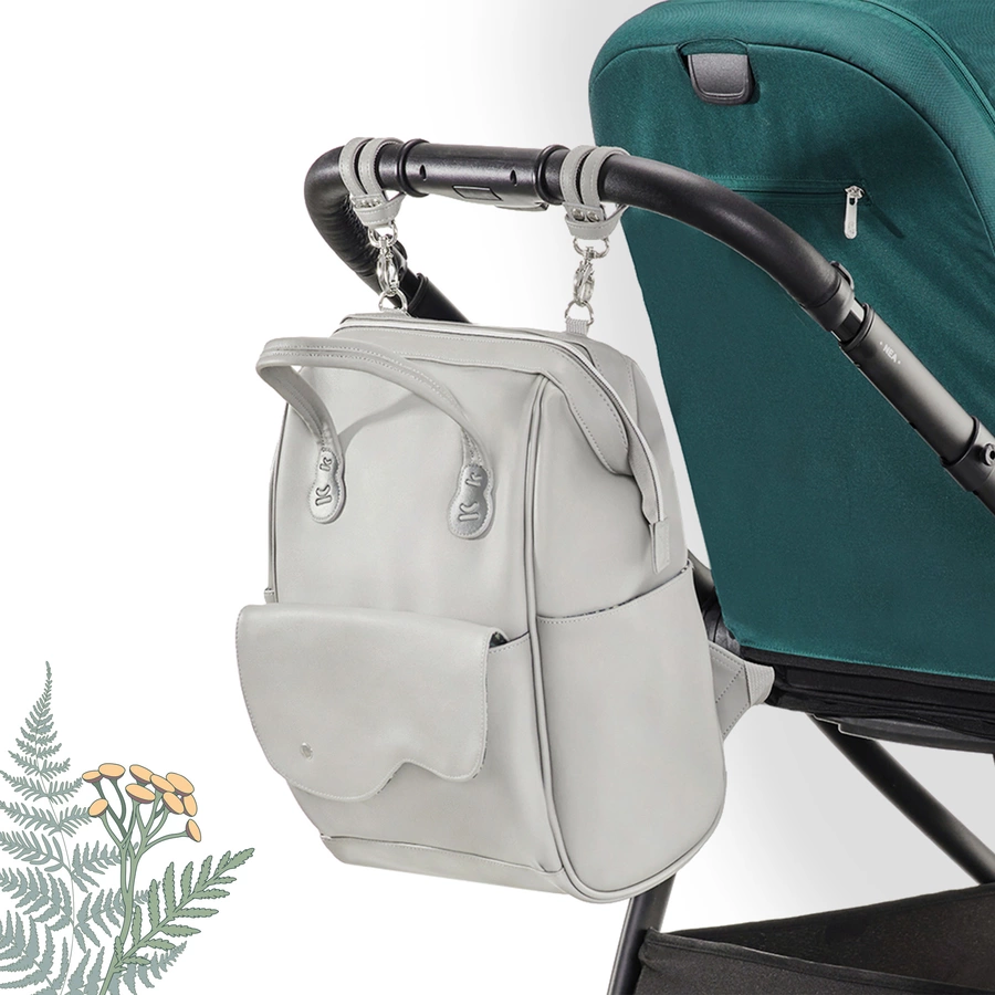 Kinderkraft Wickelrucksack TREASUREPACK graunature vibes