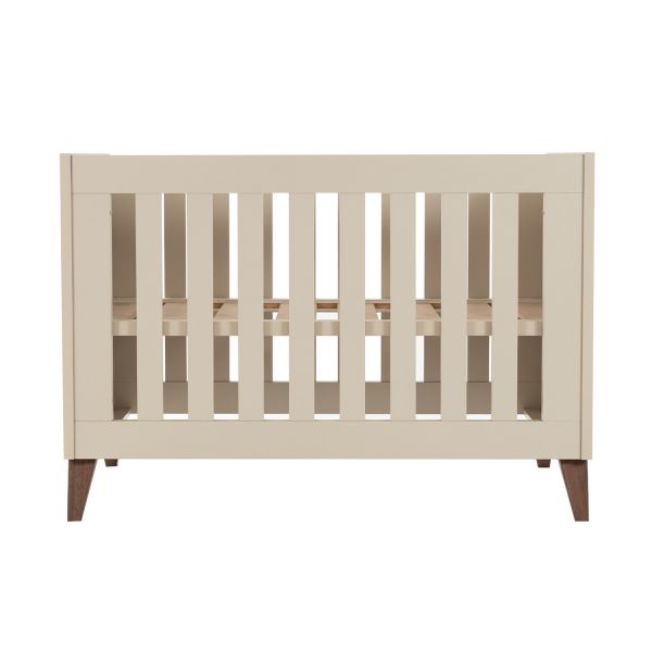 TWF Ledikant 60 x 120 - Commode 3 Laden - Hanglegkast 2 Deuren 1 Lade Salerno Walnoot