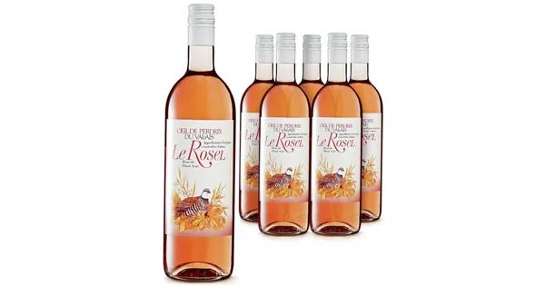 Valais AOC Rosé Oeil de Perdrix Le Rosel 6x 75cl (2024) – Roséwein, Schweiz (0.75l)