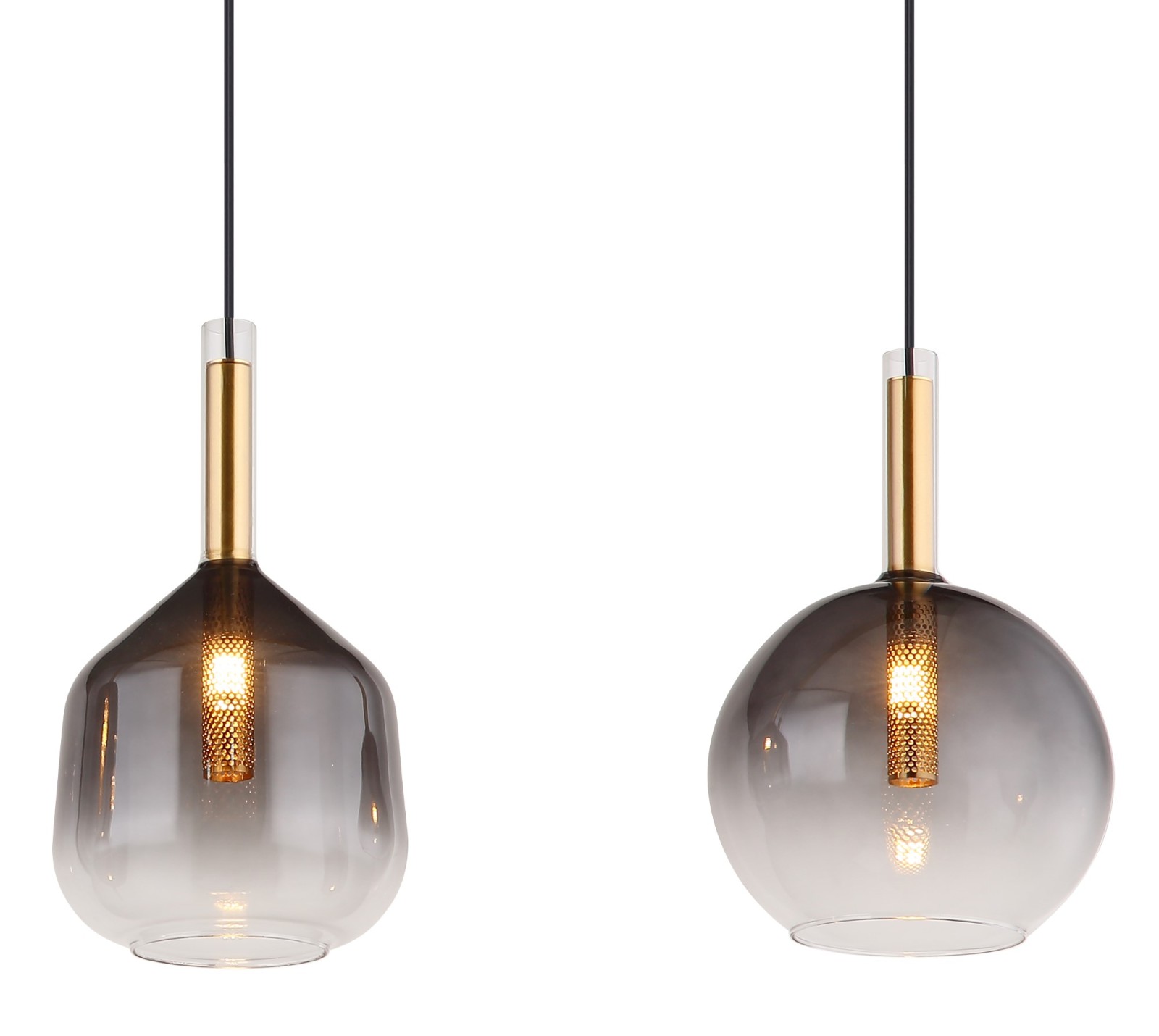 LED-Hängeleuchte - schwarz matt - 112 cm