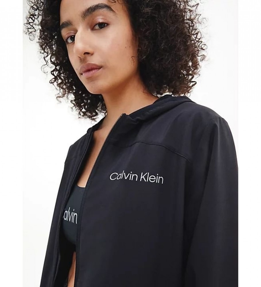 Jaqueta Calvin Klein Woven Preta