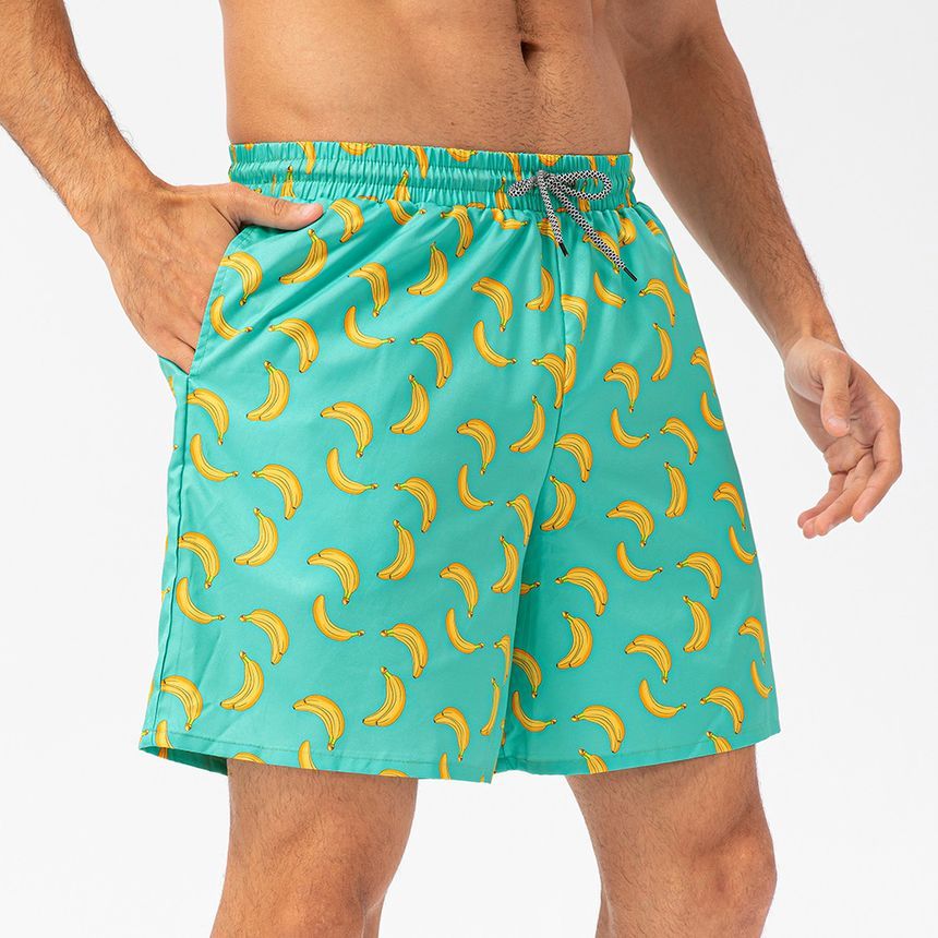 FoxFlair - Snel drogende strandshort met trekkoordtaille