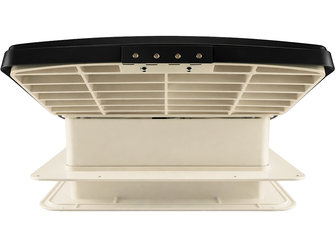 Maxxfan Deluxe 40 x 40 dakluik met ventilator - smoke