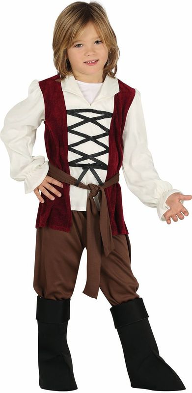 Fiestas Guirca - Verkleedpak - Bruin - Polyester - Voor Jongens