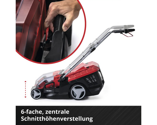 Einhell Power X-Change GE-CM 36/36 Li accu grasmaaier inclusief accu (2x4,0Ah) en 2 Power X-Change systeemladers