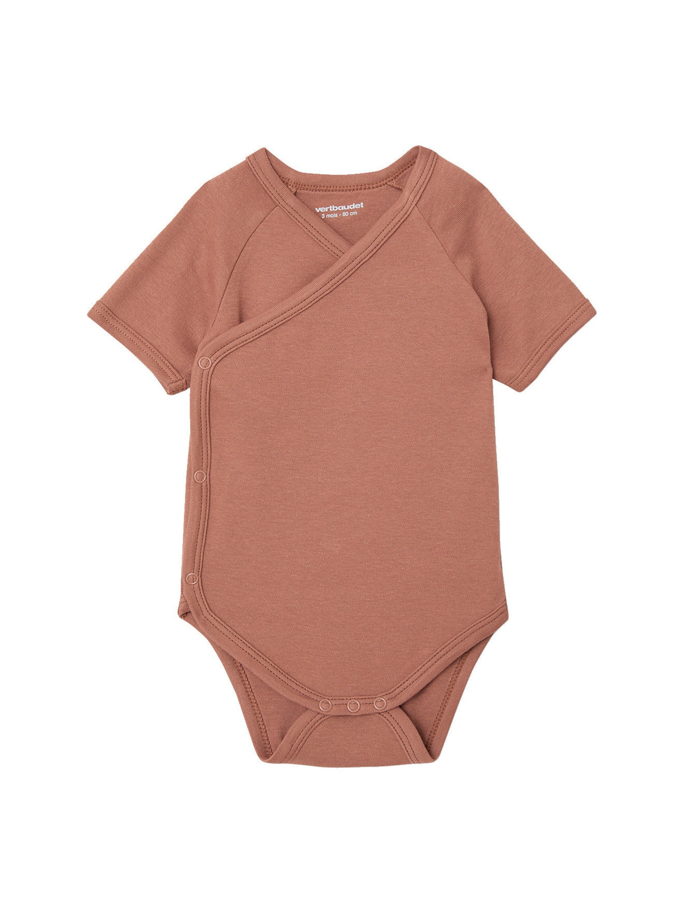Vertbaudet 7er-Pack Baby Wickelbodys BASICS mehrfarbig