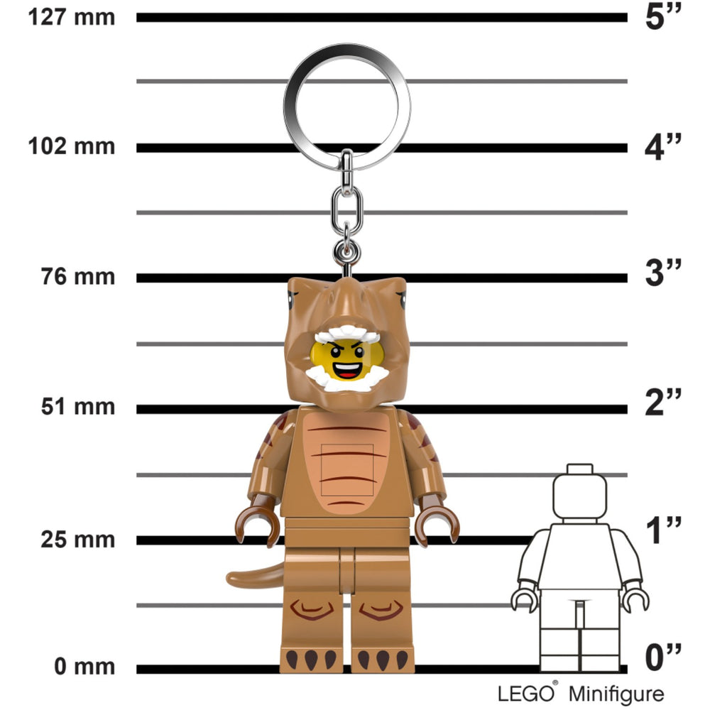 Køb Euromic Lego® Minifigurines™ Nøglering Med Lys T-Rex Costume Fan