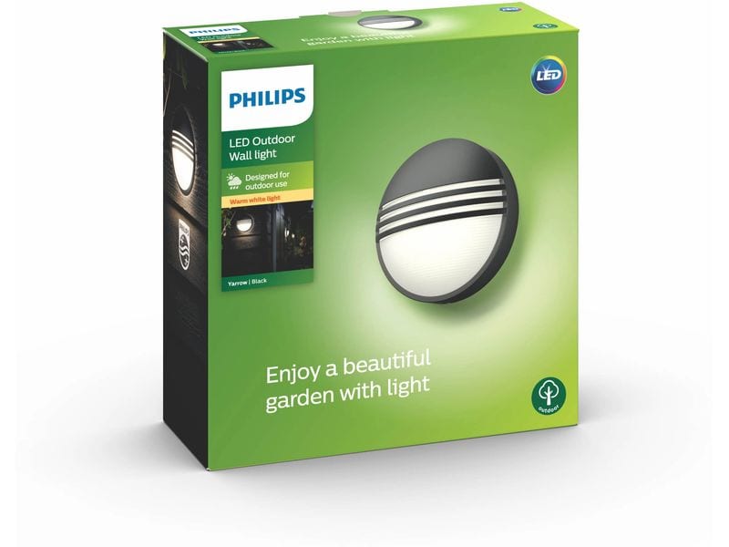 Philips Wandleuchte myGarden Yarrow 17296/30/16 LED-Wandleuchte für den Aussenbereich, 1x 6 W