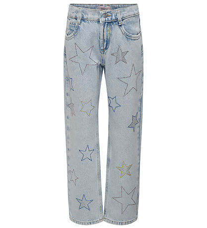 Kids Only Bukser - KogCarly - Light Blue Denim