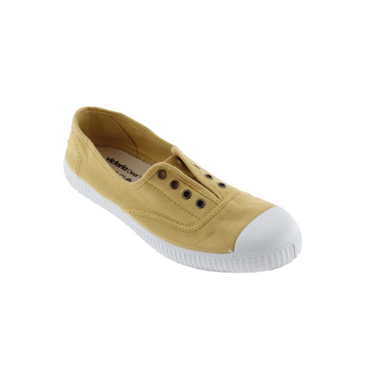 Zapatillas Clásicas Inglesas De Lona Drec Victoria 1915 Con Elástico Central Y Puntera De Goma