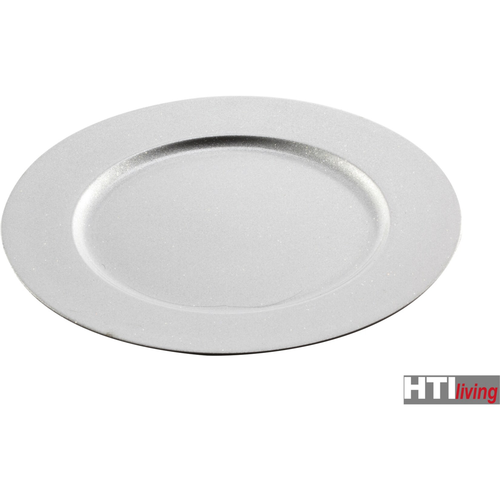 HTI-Living Dekoteller Glitter Silber