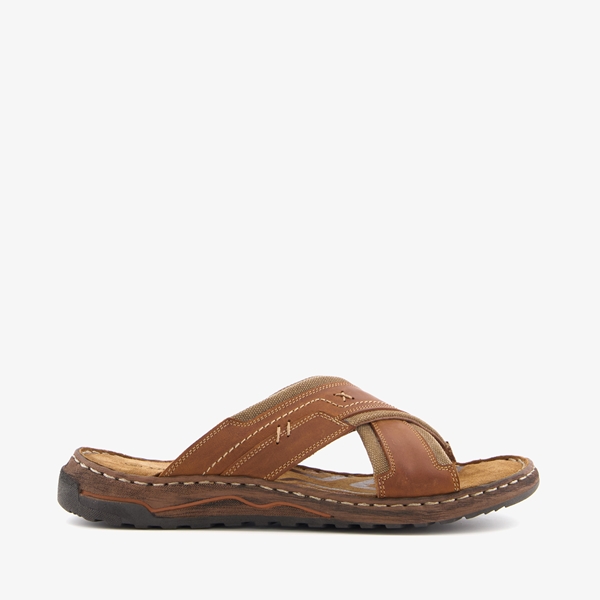 Van Beers leren heren slippers