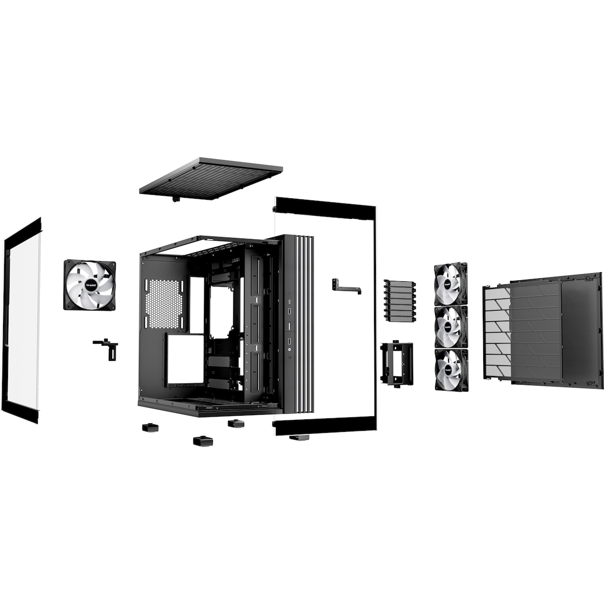 Be quiet! LIGHT BASE 600 FX PC kabinett (sort)